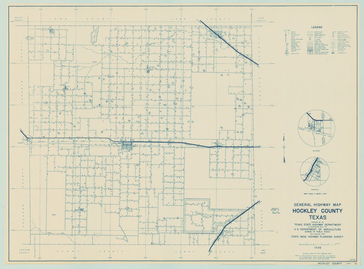 Hockley County 1936, Texas Highway Dept