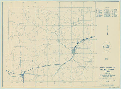 Irion County 1936, Texas Highway Dept