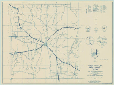 Jack County 1936, Texas Highway Dept