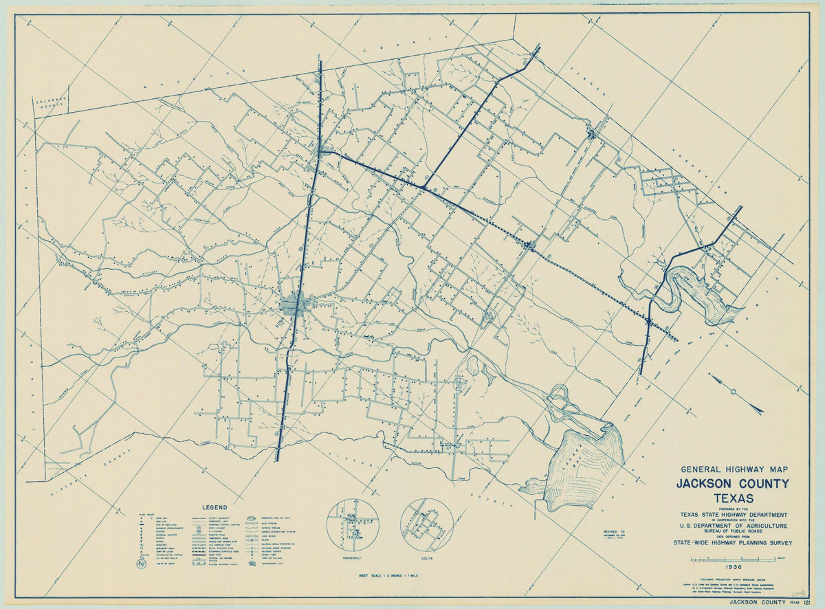 Jackson County 1936, Texas Highway Dept