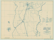 Jasper/Newton Counties 1936, Texas Highway Dept, sheet 1 of 2