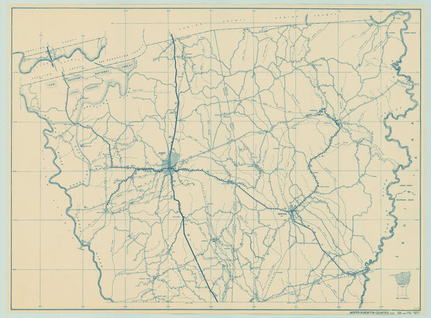 Jasper/Newton Counties 1936, Texas Highway Dept, sheet 2 of 2