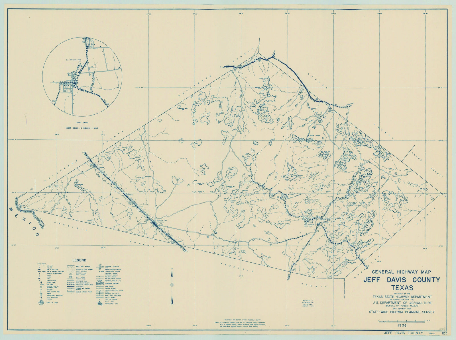 Jeff Davis County 1936, Texas Highway Dept