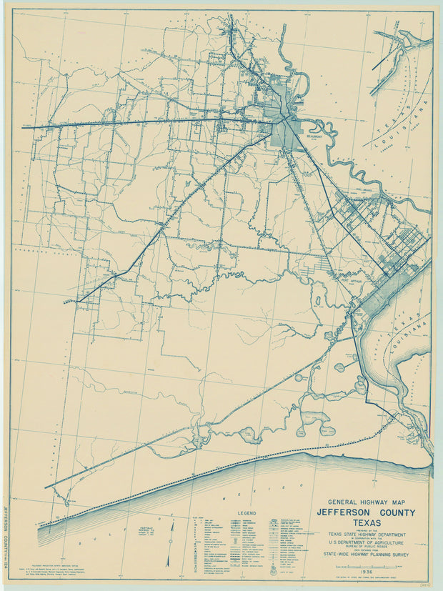 Jefferson County 1936, Texas Highway Dept