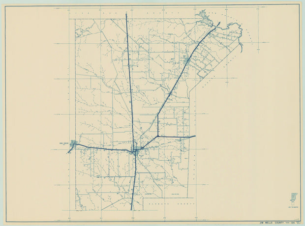 Jim Wells County 1936, Texas Highway Dept, sheet 2 of 2