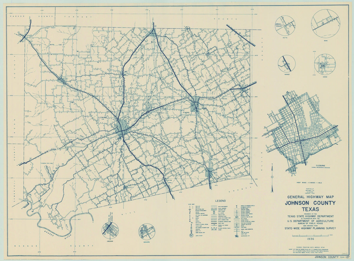 Johnson County 1936, Texas Highway Dept