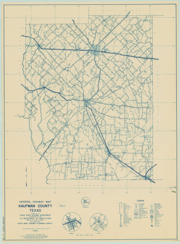 Kaufman County 1936, Texas Highway Dept