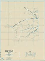 Kerr County 1936, Texas Highway Dept, sheet 1 of 2