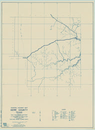 Kerr County 1936, Texas Highway Dept, sheet 1 of 2