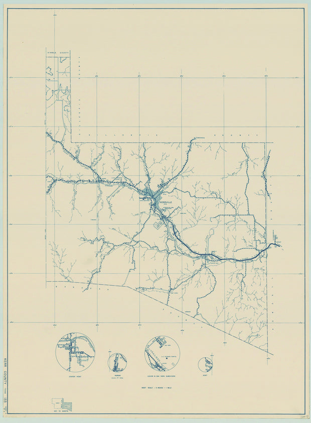 Kerr County Texas Historical Maps – Texas Map Store