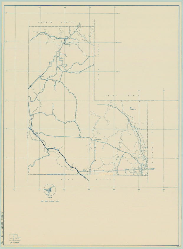 Kimble County 1936, Texas Highway Dept, sheet 2 of 2