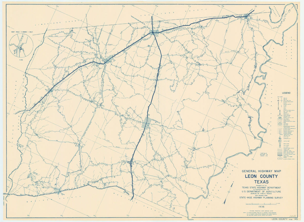 Leon County 1936, Texas Highway Dept