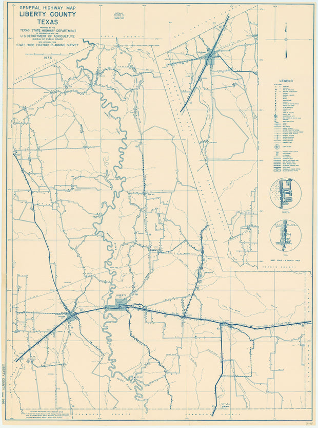 Liberty County 1936, Texas Highway Dept