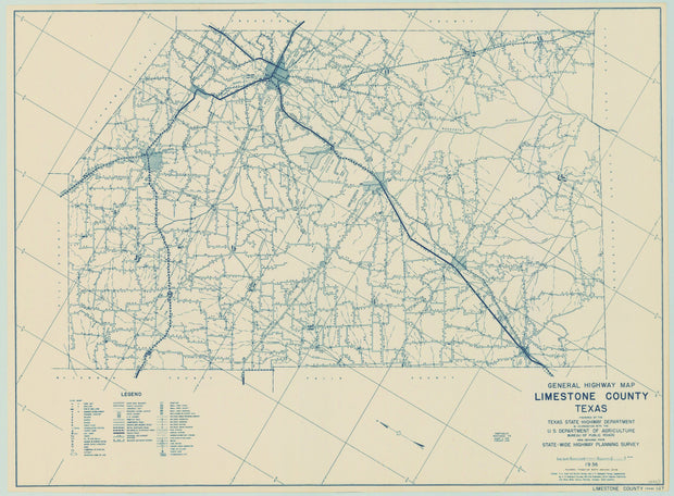 Limestone County 1936, Texas Highway Dept