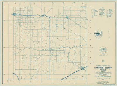 Lipscomb County 1936, Texas Highway Dept