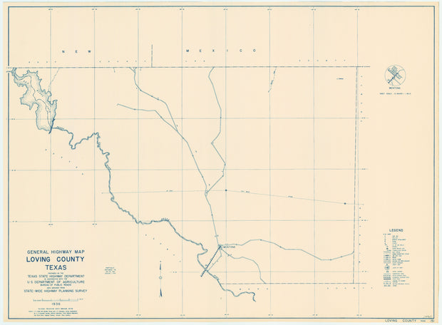 Loving County 1936, Texas Highway Dept