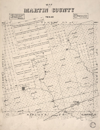 Martin County 1894, ownership map