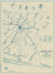 Matagorda County 1936, Texas Highway Dept, sheet 1 of 2