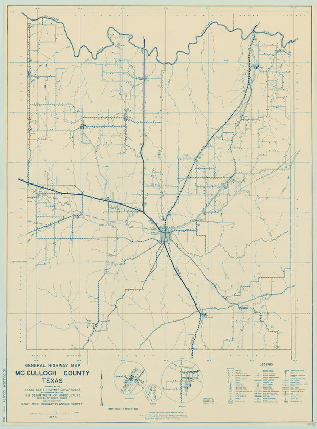 McCulloch County 1936, Texas Highway Dept