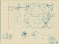 Medina County 1936, Texas Highway Dept, sheet 1 of 2
