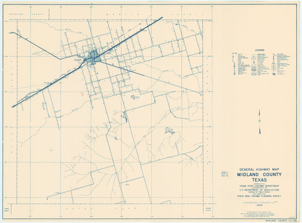 Midland County 1936, Texas Highway Dept