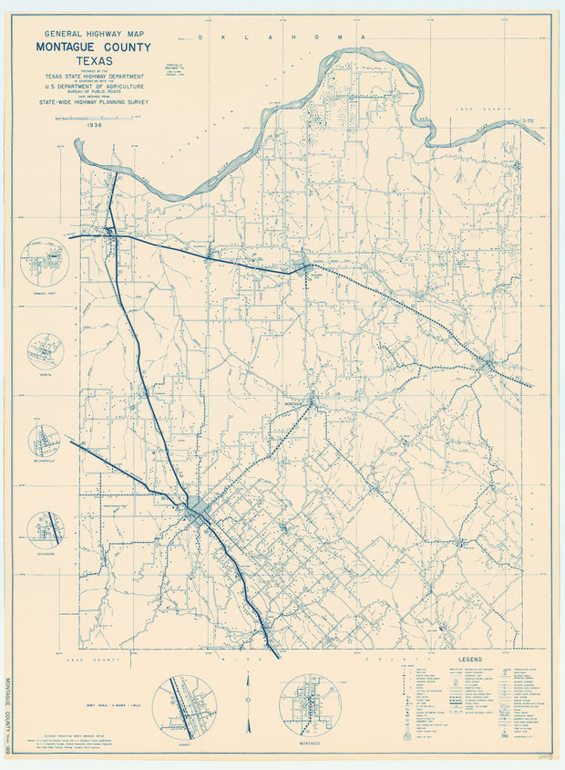 Montague County 1936, Texas Highway Dept