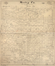 Motley County 1893, ownership map
