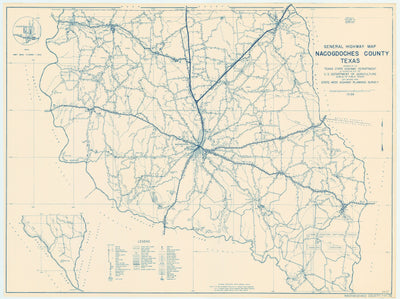 Nacogdoches County 1936, Texas Highway Dept