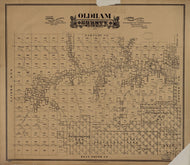 Oldham County 1888, ownership map