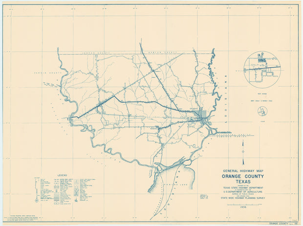 Orange County 1936, Texas Highway Dept
