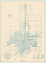 Potter County 1936, Texas Highway Dept, supp. sheet 1 of 1
