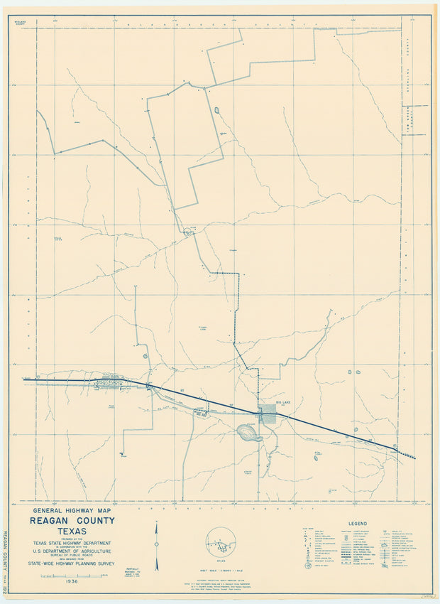 Reagan County 1936, Texas Highway Dept