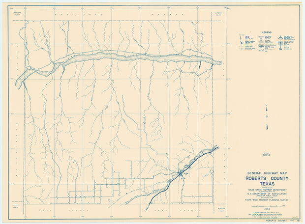 Roberts County 1936, Texas Highway Dept
