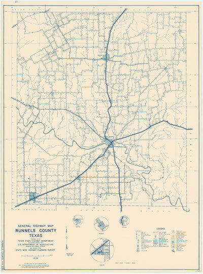 Runnels County 1936, Texas Highway Dept