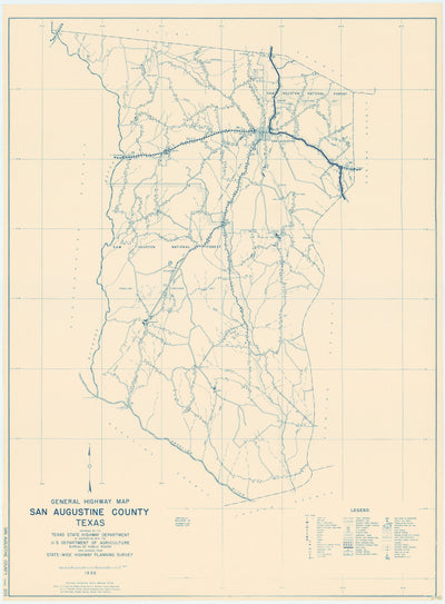 San Augustine County 1936, Texas Highway Dept
