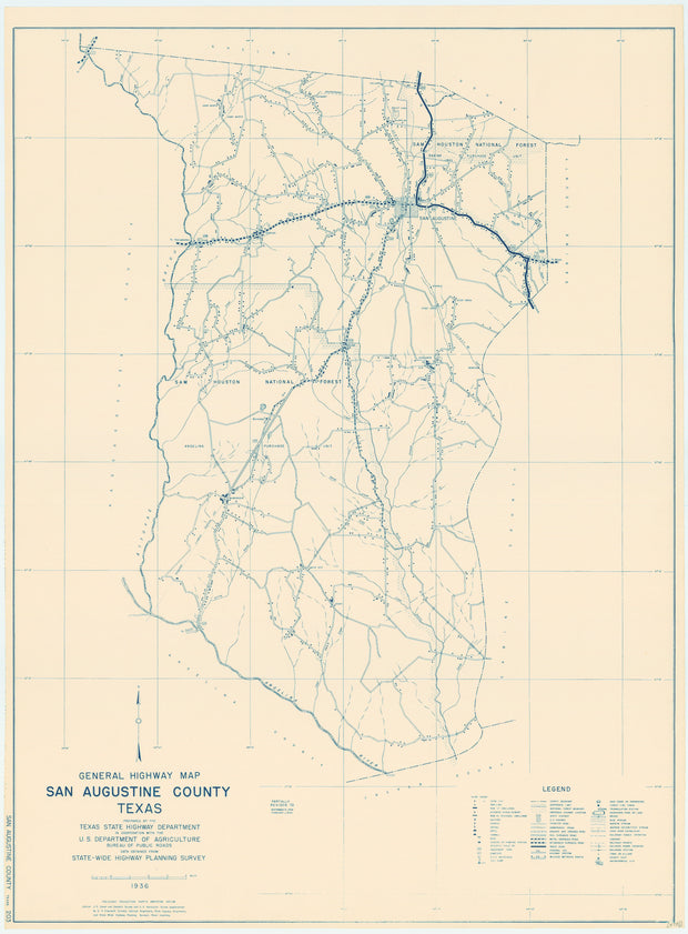 San Augustine County 1936, Texas Highway Dept