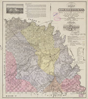 San Saba County 1876, ownership map