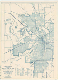 Tarrant County 1936, Texas Highway Dept, supp. sheet 1 of 2