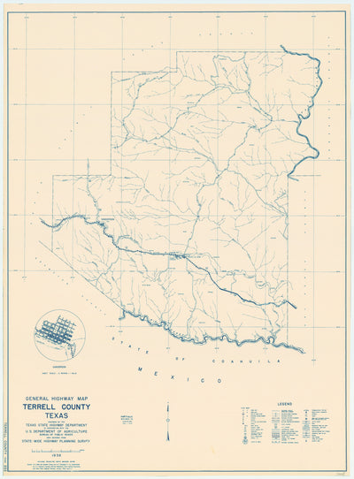 Terrell County 1936, Texas Highway Dept