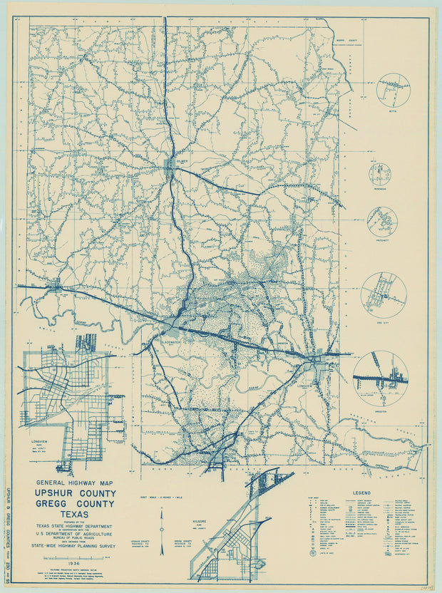 Upshur/Gregg Counties 1936, Texas Highway Dept