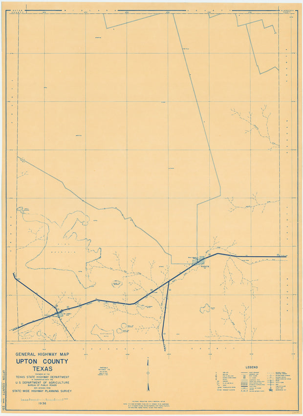 Upton County 1936, Texas Highway Dept