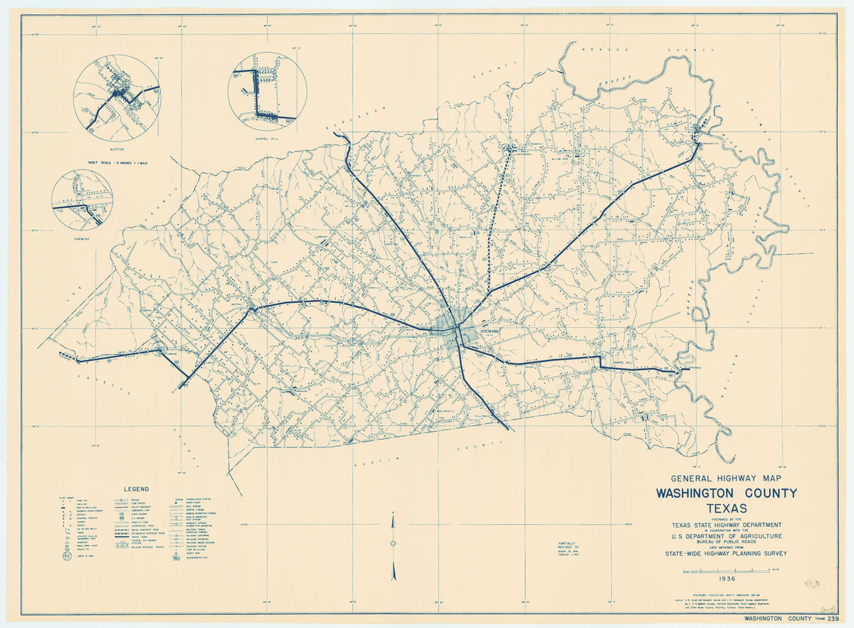 Washington County 1936, Texas Highway Dept