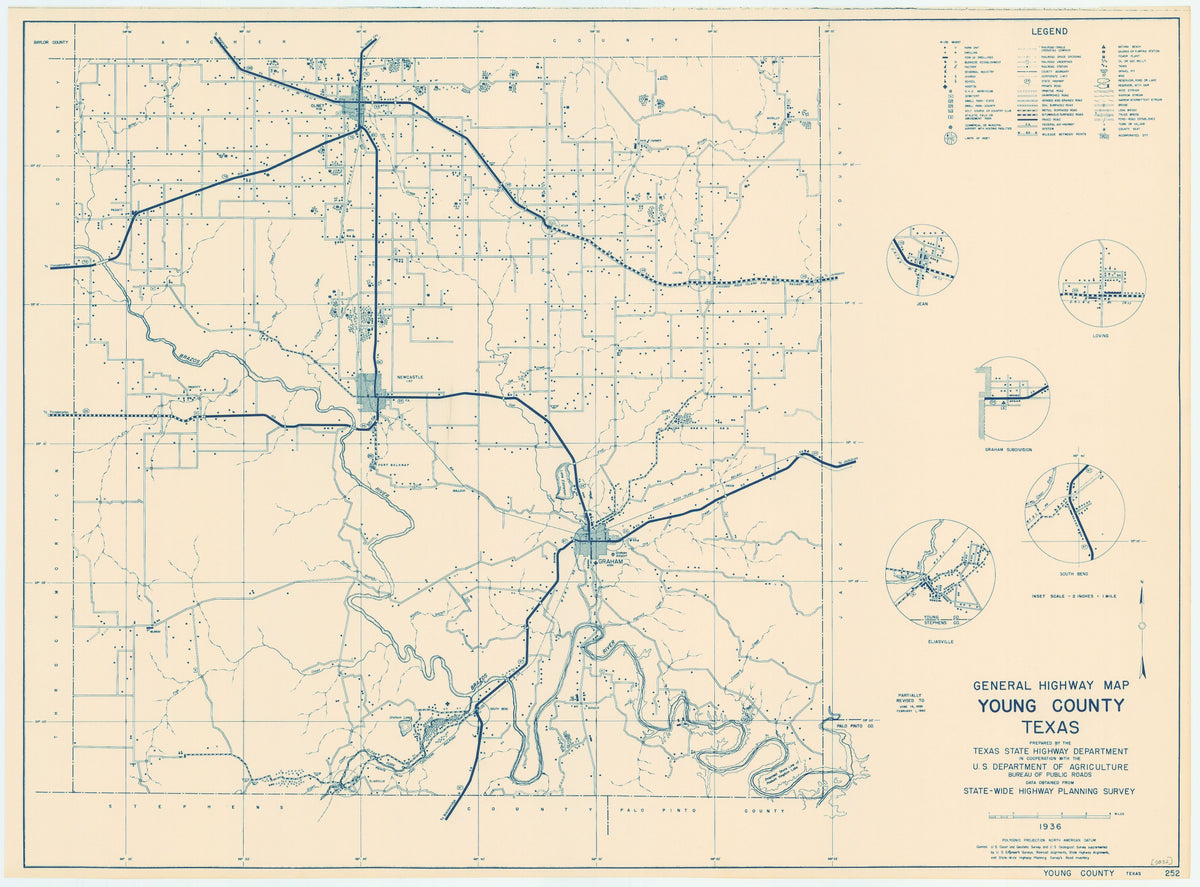 Young County 1936, Texas Highway Dept