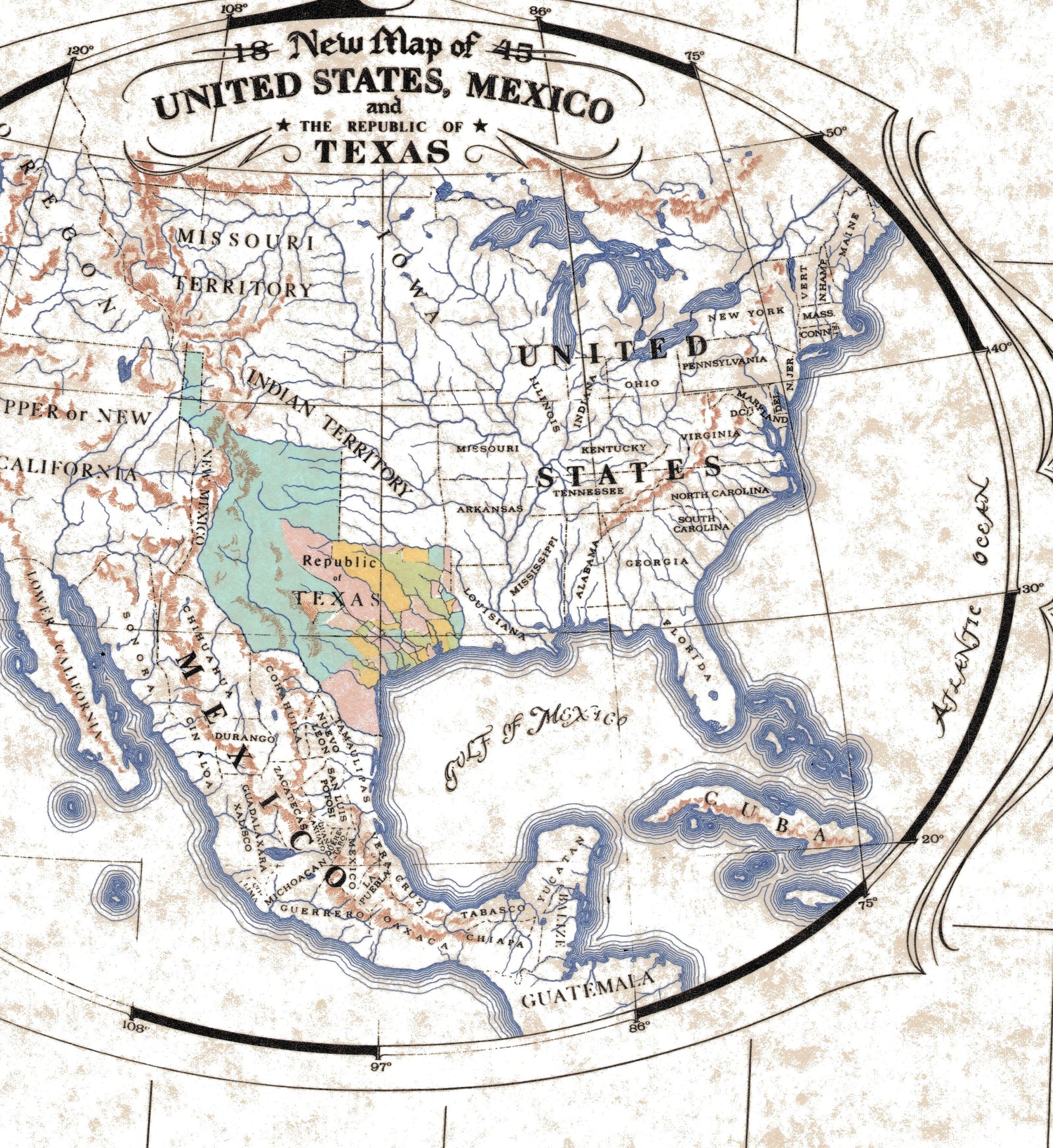 Republic of Texas 1845