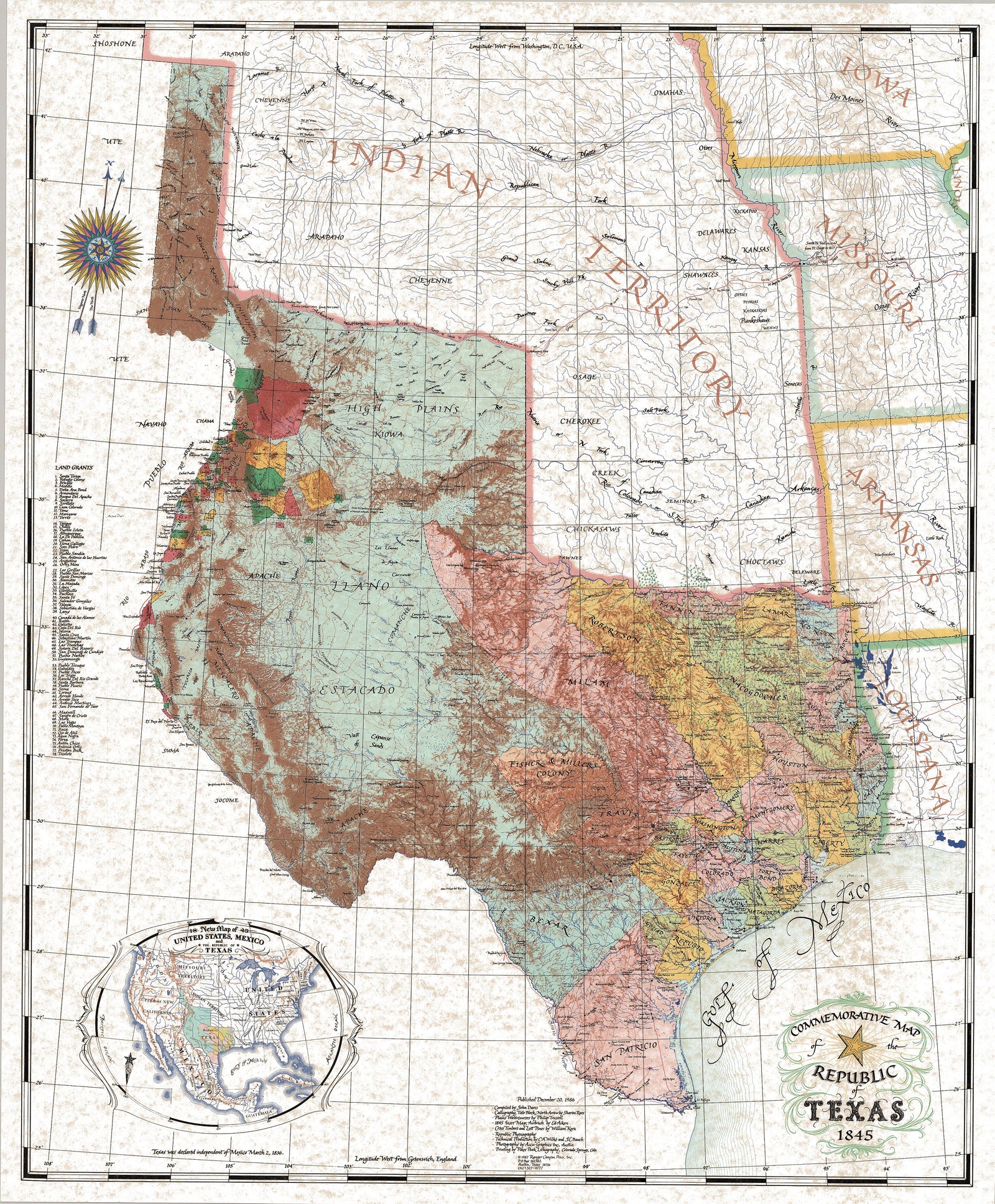 Republic of Texas 1845