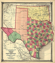 Texas and Indian Territory 1875