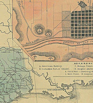 Mexico, Texas, Old and New California 1847