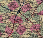 Neue Karte de Staates Texas 1881