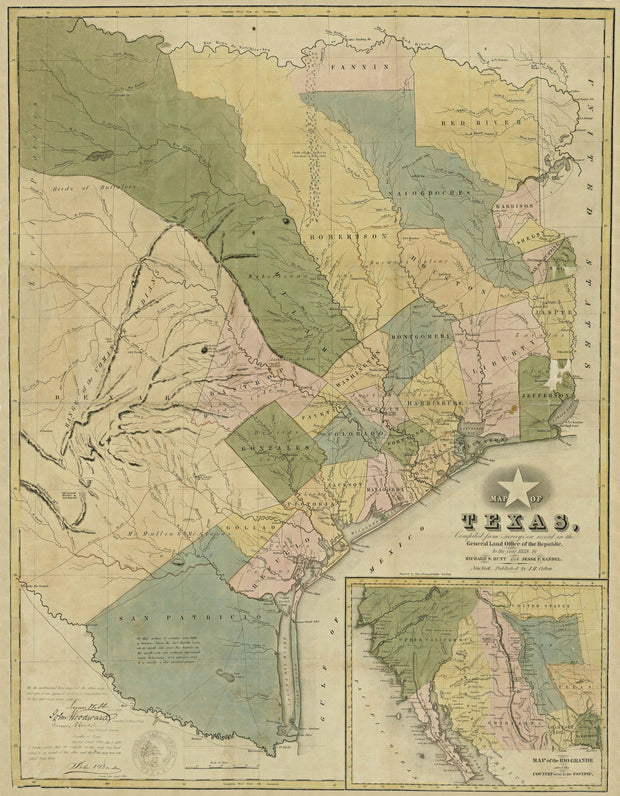 Texas 1839, General Land Office of the Republic