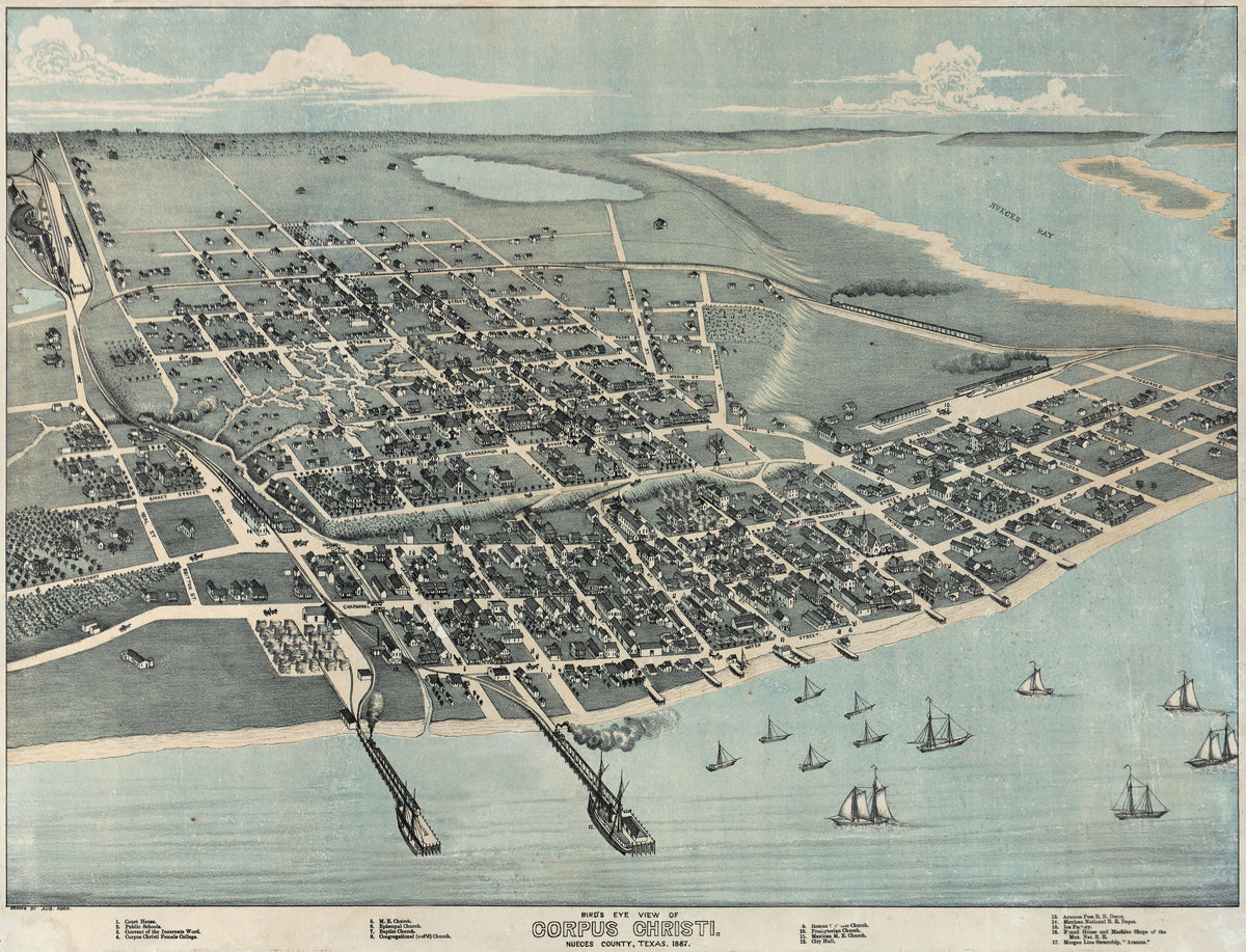Corpus Christi 1887 by Augustus Koch
